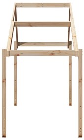 Tetto per letto bambini 213x95,5x144,5cm legno massello di pino