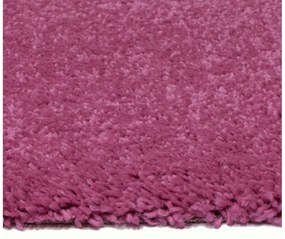 Tappeto rosa , ø 100 cm Aqua Liso - Universal