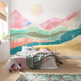 Fotomurale KOMAR Holy mountain, Multicolore 350X250 cm