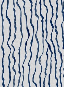 Coordonne Carta da parati Calligraphy - Klein