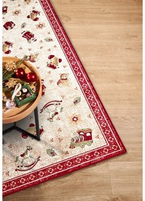 Passatoia rossa natalizia in cotone 80x200 cm Toy's Delight Red Christmas - Villeroy&amp;Boch