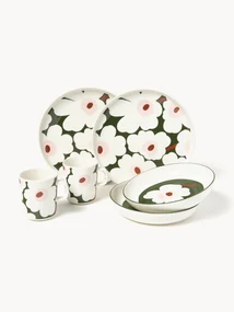 Set da colazione Unikko, 2 persone (6 pezzi)