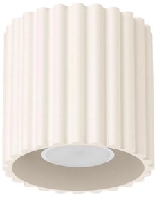 Sollux SL.1789 - Faretto AURA 1xGU10/10W/230V 10 cm colore crema