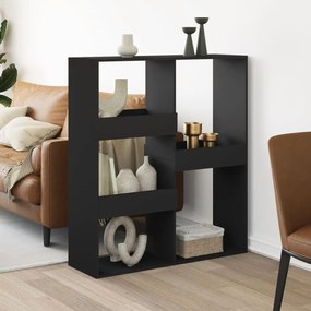 Divisorio Nero 100x33x115 Cm İn Truciolato /