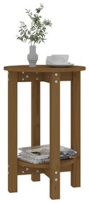Tavolino da salotto miele Ø 40x60 cm in legno massello di pino