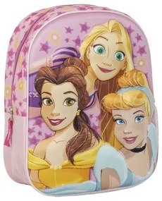 Zaino Scuola Disney Princess Rosa 25 x 31 x 10 cm