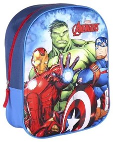 Zaino Scuola The Avengers Azzurro (25 x 31 x 10 cm)