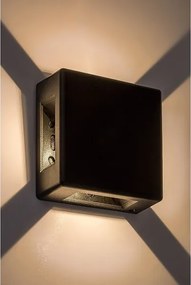 Rabalux 7317 - Applique LED per esterni LIPPA LED/6W/230V IP54 nero