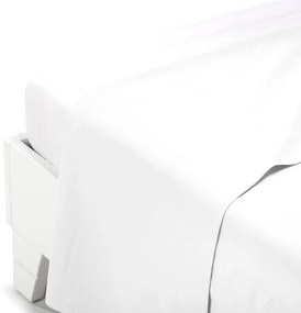 Lenzuolo Superiore Singolo Bianco Premium cotone Hotellerie,