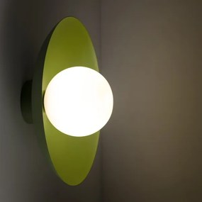 Applique SLATE 1xG9/8W/230V diametro 28 cm verde