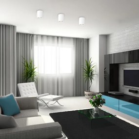 Rabalux 2048 - Faretto KOBALD 1xGU10/42W/230V bianco