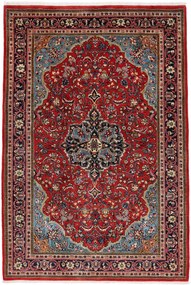 Sarouk Tappeto 140x210 (Iran) Annodato A Mano