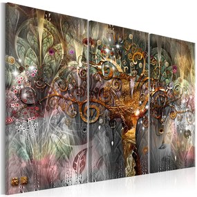 Quadro Golden Tree I  Colore colorful, Dimensioni e Misure 120x80