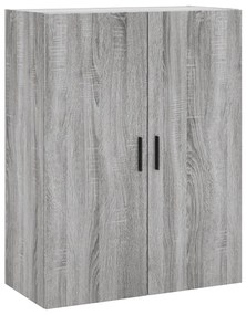 Mobili a parete 2 pz grigio sonoma 69,5x34x90 cm