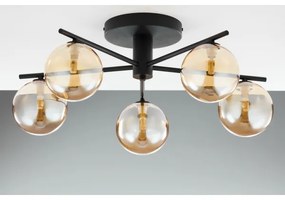 Jupiter 2047 - Lampadario a plafone PRATO 5xG9/10W/230V nero/beige