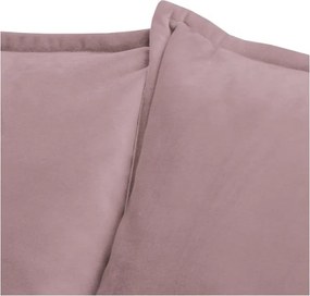 Divano lavanda con rivestimento in velluto 138 cm Juli – Ropez