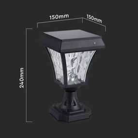 Lampada solare LED 3in1 LED/2W/5,5V 3000K/6000K IP65 2200 mAh