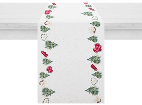 Runner natalizio 40x140 cm cotone cuori