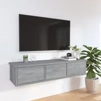 Mobile a Muro Grigio Sonoma 88x26x18,5 cm in Legno Multistrato cod mxl 33125