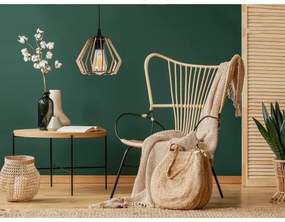 Lampadario su filo BERGO 1xE27/60W/230V nero