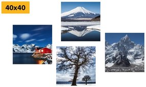 Set di quadri – Incanto della natura