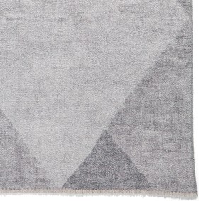 Tappeto in grigio chiaro in misto cotone lavabile 122x170 cm Whisper – Think Rugs