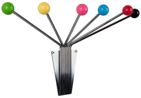 Appendiabiti da parete in metallo color argento Neptune - PT LIVING