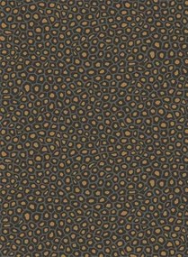 Tapete Senzo Spot von Cole & Son - Charcoal/ Gold