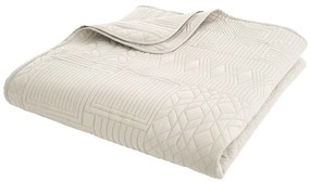 Copriletto beige con rivestimento trapuntato 220x230 cm Folkstone Geo – Catherine Lansfield