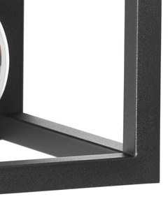 Lampada da parete intelligente nera con mensola inclusa Wifi G95 - Cage Rack