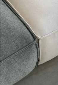 Divano componibile verde (con penisola a destra) Flex Felix – Miuform