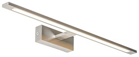 Lampada da parete in acciaio 62 cm con LED IP44 - Jerre