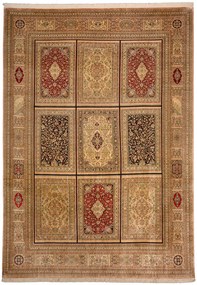 Cashmere Silk Tappeto orientale 340 x 240 Beige (Indian) Annodato A Mano