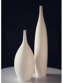 Vaso in ceramica, 47 cm, bianco