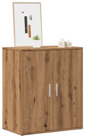 Scarpiera Rovere Artigianale 60x35x70 Cm İn Legno Multistrato /