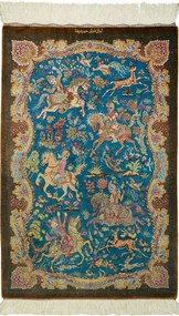 Ghom Tappeto persiano 60x90 (Iran) Annodato A Mano