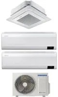 Climatizzatore Condizionatore Samsung Trial Split Inverter serie WINDFREE AVANT 7+7+Cassetta 18 con AJ080TXJ4KG R-32 Wi-Fi Integrato 7000+7000+18000 - Novit