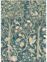 Morris & Co Carta da parati panoramica Melsetter - Indigo Rose