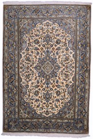 Kashan Tappeto persiano 110x170 Beige (Iran) Annodato A Mano