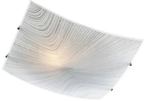 Redo 05-812 - Plafoniera SHAKE 1xE27/42W/230V 29,5x29,5 cm bianca