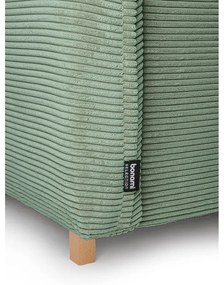 Divano letto in velluto a coste verde chiaro (variabile) Tori - Bonami Selection