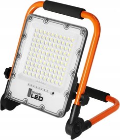 Proiettore LED ricaricabile con stativo LED/50W/3,2V 4500K 5000 mAh IP65 arancione