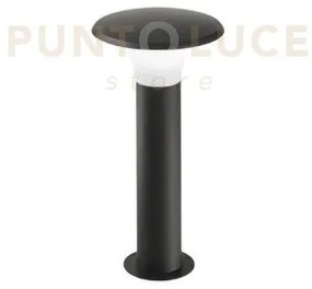 Ges511- paletto in alluminio grigio antracite 1 luce attacco e27 ip...