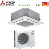 Climatizzatore Condizionatore Mitsubishi Electric Cassetta 90x90 a 4 Vie 18000 Btu PLA-M50EA + SUZ-M50VA R-32 Wi-Fi Optional con Griglia Inclusa