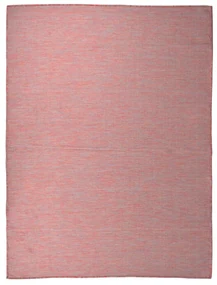 Tappeto Da Esterni A Tessitura Piatta 120x170 Cm Rosso /
