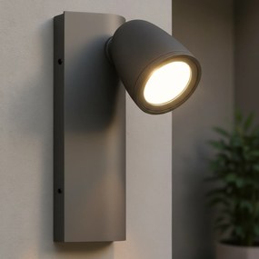 Applique da Esterno GU10 Orientabile IP65 Serie AXIS - Grigia