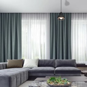 Lampadario su filo OVAL 1xE27/60W/230V nero