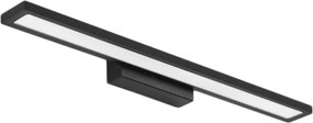LAMPADA DA MURO DA BAGNO LED SOPRA SPECCHIO 60CM APP840-1W FLAT BLACK