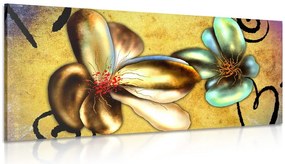 Stampa su tela – Fiori vintage interessanti