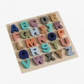 Puzzle con lettere di legno Zetin Kids Multicolore Fresh - Sklum
